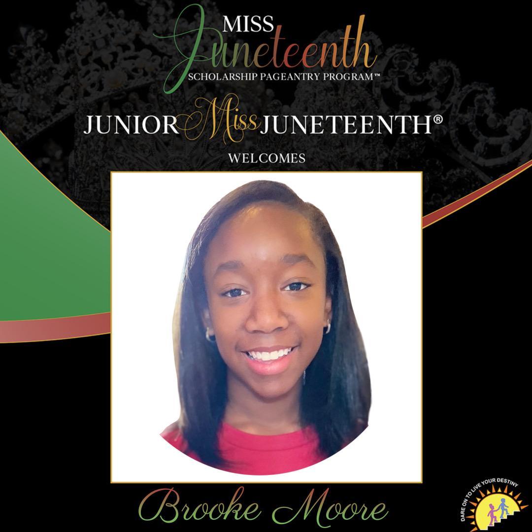 2023 Junior Miss Juneteenth America Participant - BROOKE MOORE