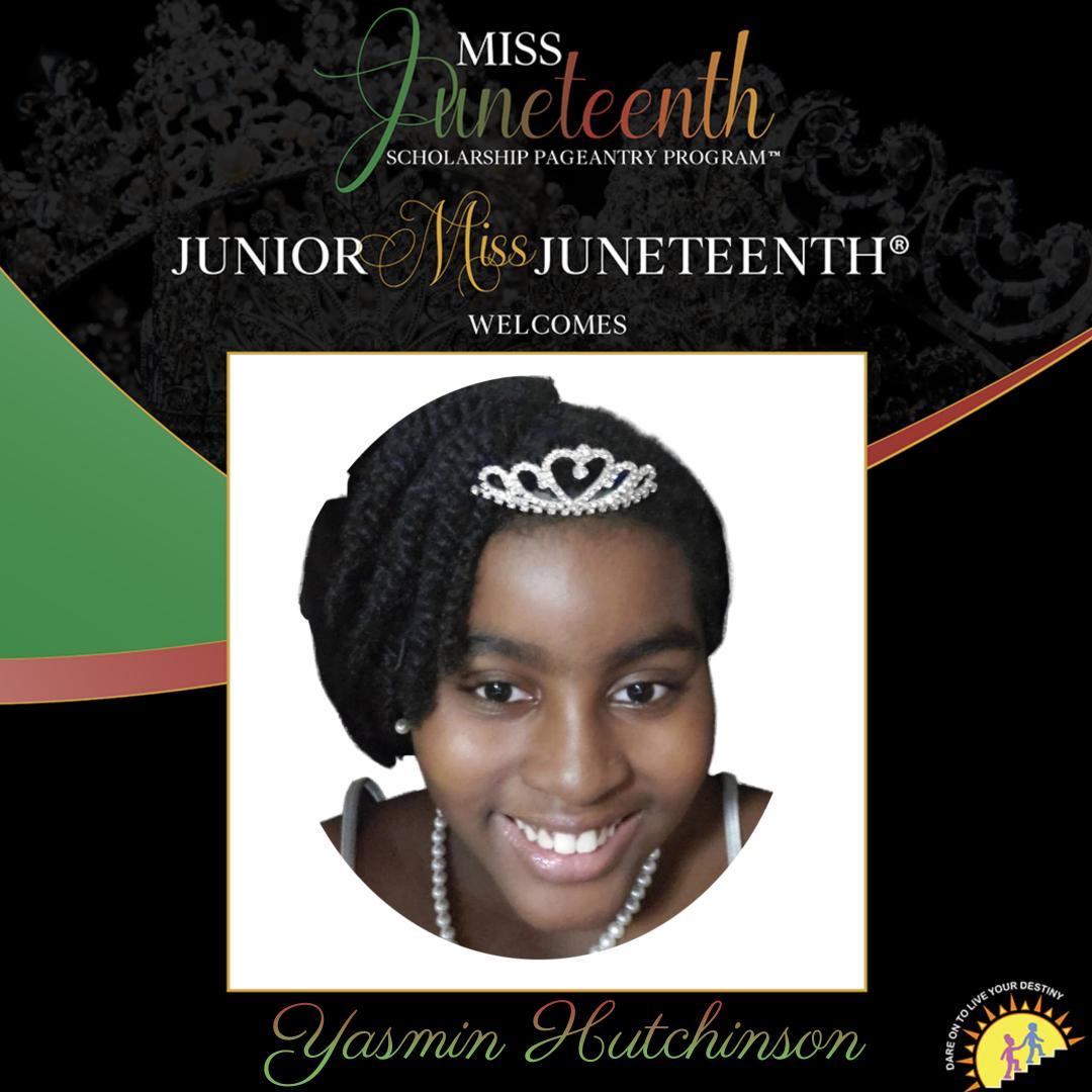 2023 Junior Miss Juneteenth America Participant - YASMIN HUTCHINSON