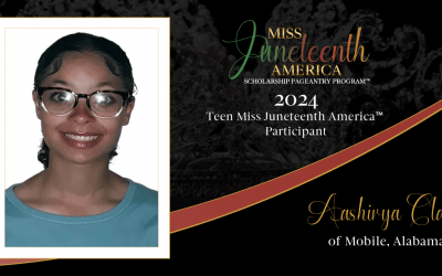 Meet Ms. Aashirya Clark, 2024 Teen Miss Juneteenth® America Participant