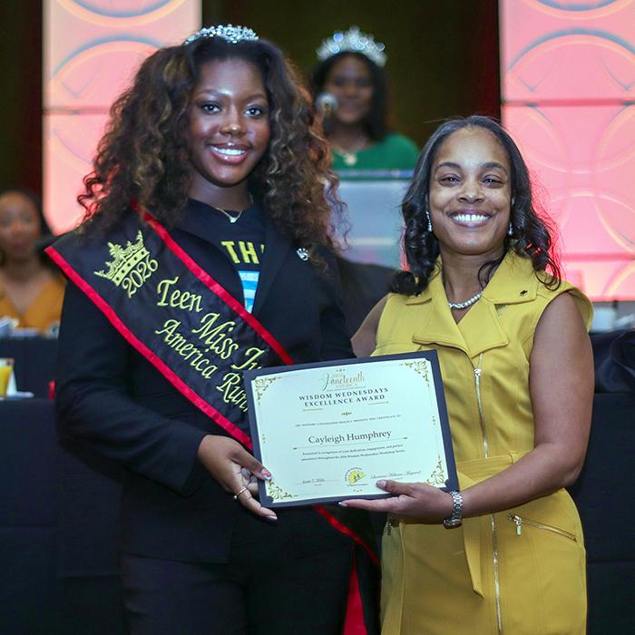 Cayliegh Humphrey - 2026 Wisdom Wednesdays Excellence Award