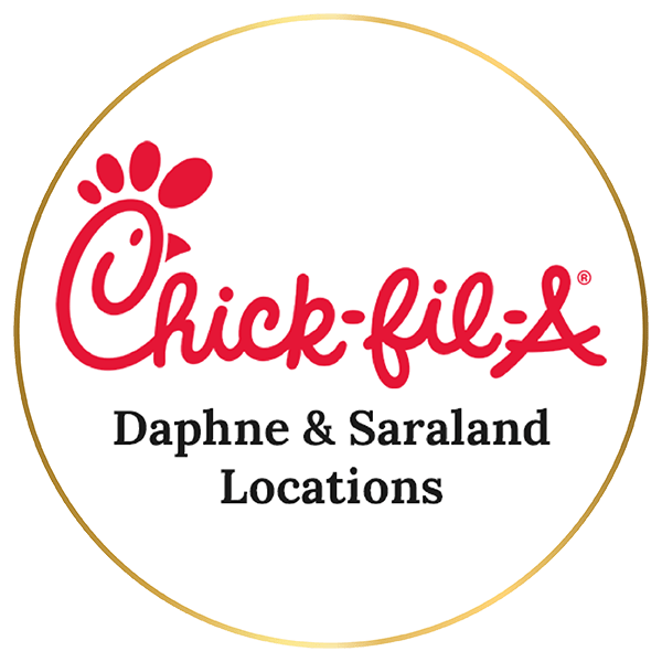 Chick-fil-A Daphne and Saraland Alabama locations - 2026 MJA In-kind Sponsor