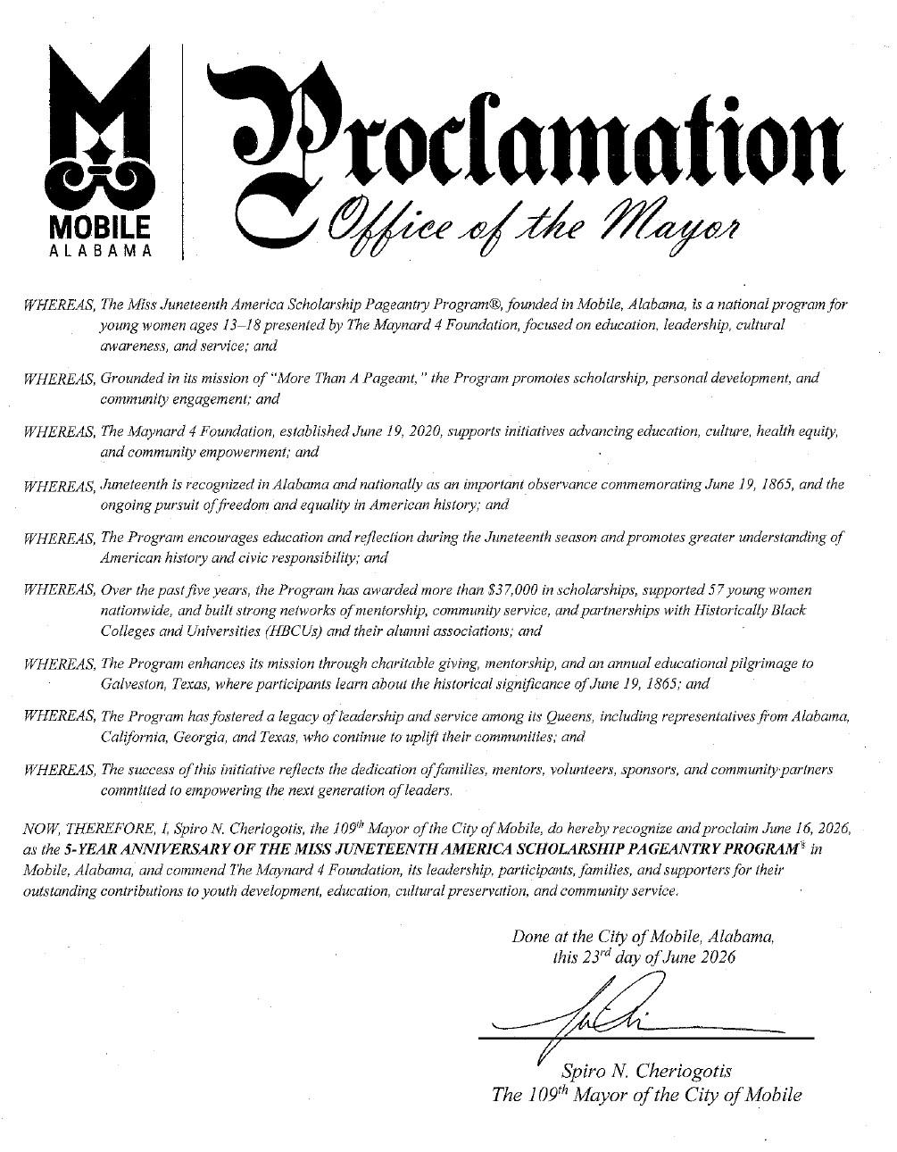 Miss_Juneteenth_America_Mobile_Proclamation_07.17.26