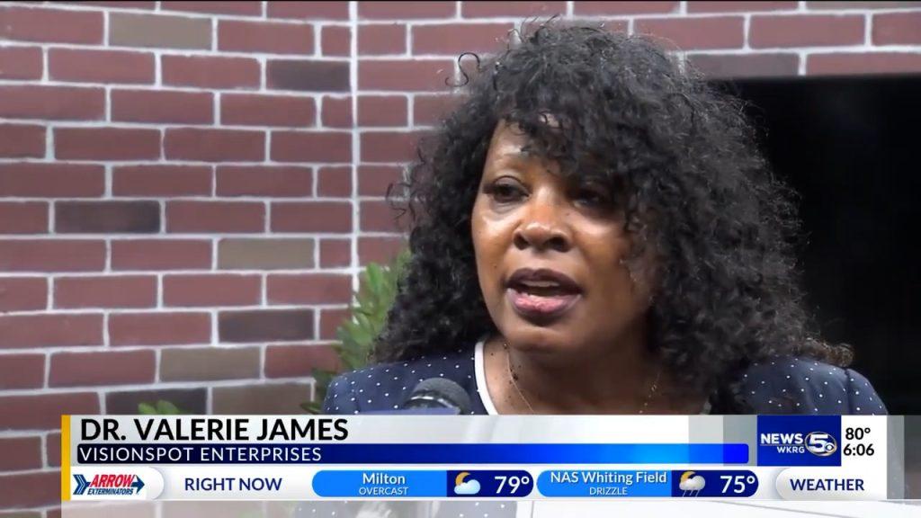 Dr. Valerie James of VisionSpot Enterprises discussing support for the 2026 Miss Juneteenth America queens.