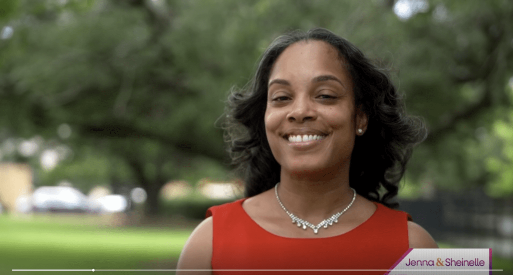 Miss Juneteenth America Founder and Pageant Director Suntrease Williams-Maynard during the Jenna & Sheinelle feature.